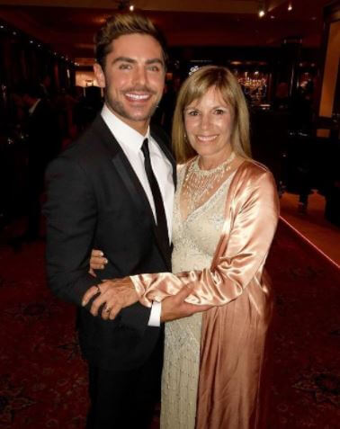 Starla Baskett with her son Zac Efron.